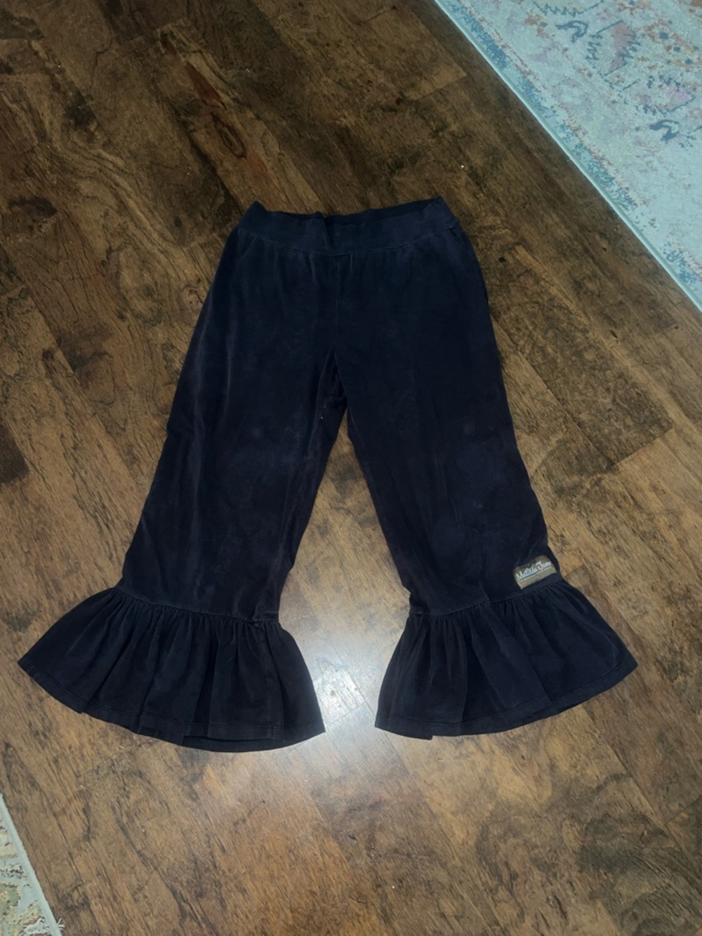 Matilda Jane Black Big Ruffle pants